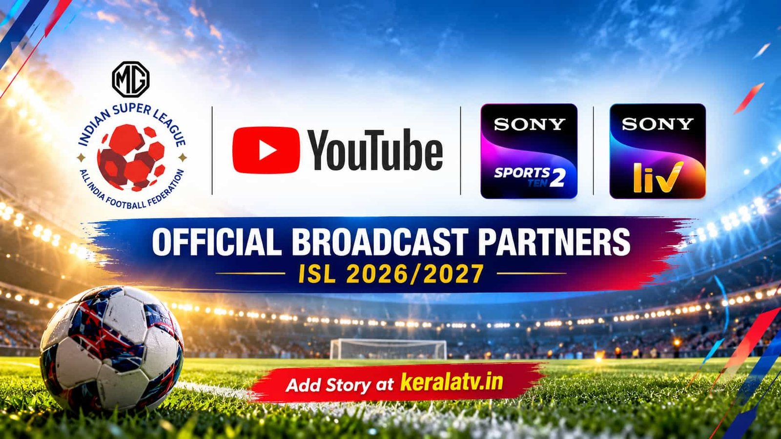 Ka Link jongka Youtube channel ban peit link Stream ia ki jingia lehkai haka Indian Super League 2026