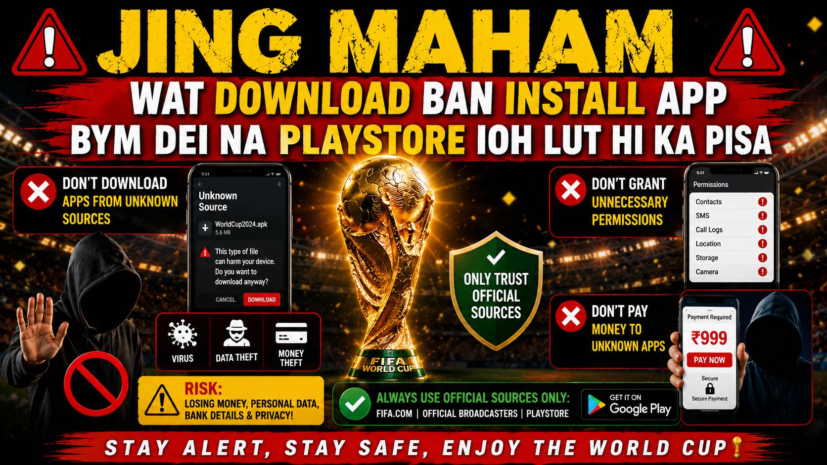 Jing maham: Kynmaw wat download ban install App klumar ki bym dei na Playstore khlem da tip bha